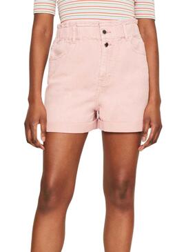Shorts Naf Naf Boho Rose pour Femme
