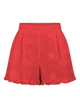 Shorts Naf Naf Relief Corail pour Femme