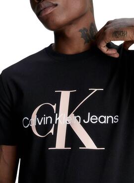 T-Shirt Calvin Klein Seasonal Noire pour Homme