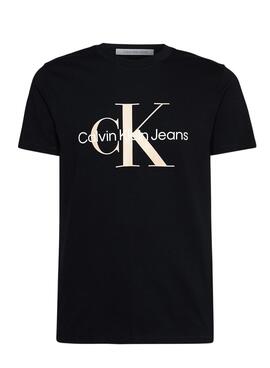 T-Shirt Calvin Klein Seasonal Noire pour Homme