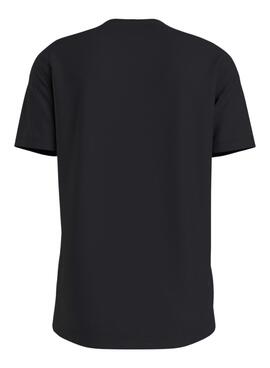 T-Shirt Calvin Klein Stacked Noire pour Homme