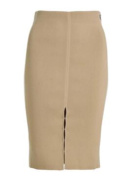 Jupe Calvin Klein Hook Beige pour Femme