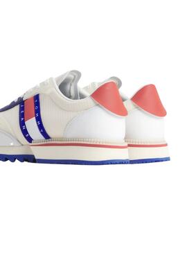 Baskets Tommy Jeans Runner Blanc pour Homme