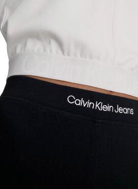 Shorts Calvin Klein Institutional Noire pour Femme