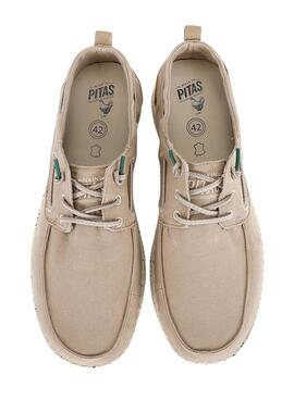 Baskets Pitas Walkin WP150 Jack Beige Homme