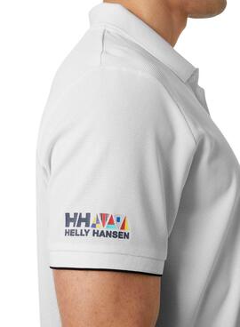 Polo Helly Hansen Ocean Blanc pour Homme