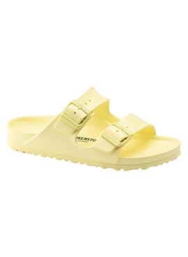 Sandales Birkenstock Arizona Eva Jaune Femme