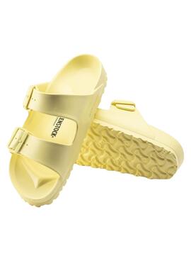 Sandales Birkenstock Arizona Eva Jaune Femme