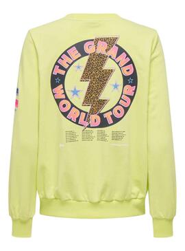 Sweat Only Jennifer Jaune pour Femme