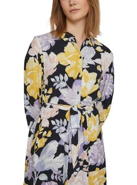 Robe Vila Kikki Flores pour Femme