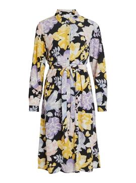 Robe Vila Kikki Flores pour Femme