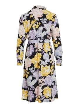 Robe Vila Kikki Flores pour Femme