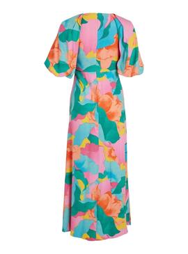 Robe Vila Besta Multicolor pour Femme