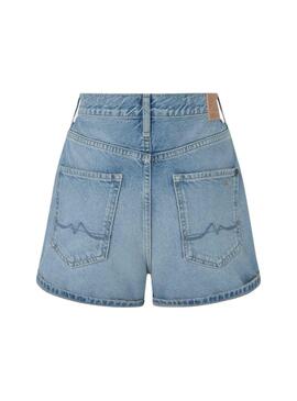 Shorts Pepe Jeans Rachel Bleu pour Femme