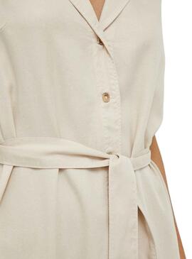Robe Pepe Jeans Maggie Beige pour Femme