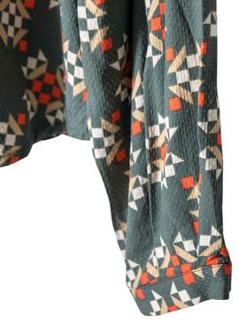 Chemise Vila Zugi Vert pour Femme