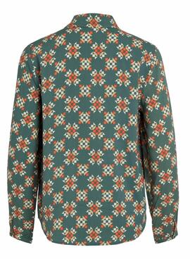 Chemise Vila Zugi Vert pour Femme