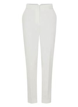Pantalon Naf Naf Cigarette Blanc pour Femme