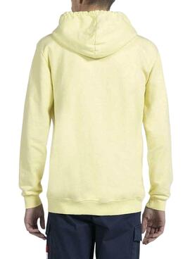 Sweat El Pulpo Hoodie Jaune pour Homme