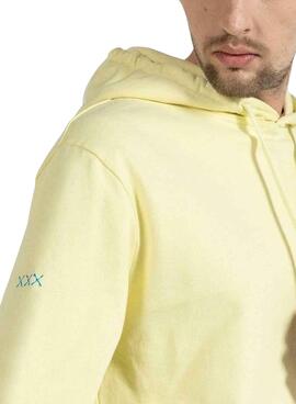 Sweat El Pulpo Hoodie Jaune pour Homme
