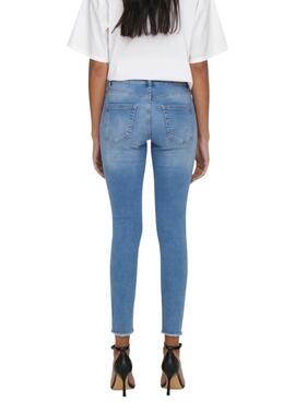 Pantalon Jeans Only Blush Bleu Claro pour Femme