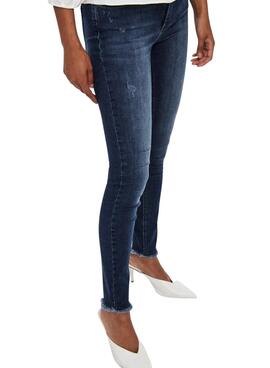 Pantalon Jeans Only Blush Bleu Marine pour Femme