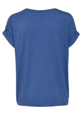 T-Shirt Only Moster Bleu pour Femme