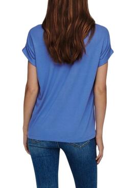 T-Shirt Only Moster Bleu pour Femme