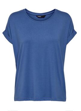 T-Shirt Only Moster Bleu pour Femme