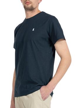 T-Shirt El Pulpo Basic Bleu Marine pour Homme