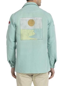 Surchemise El Pulpo Landscape Vert pour Homme