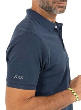 Polo El Pulpo Basic Bleu Lavado pour Homme