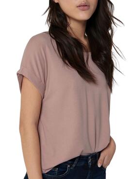 T-Shirt Only Moster Rosa pour Femme