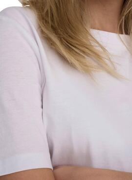 T-Shirt Only Lonely Blanc pour Femme