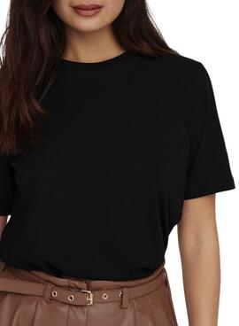 T-Shirt Only Lonely Noire pour Femme
