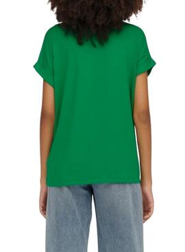 T-Shirt Only Moster Vert pour Femme