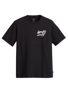 T-Shirt Levis Poster Noire pour Homme