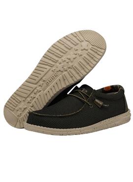 Baskets Hey Dude Wally Sox Noire pour Homme