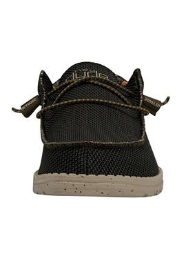 Baskets Hey Dude Wally Sox Noire pour Homme