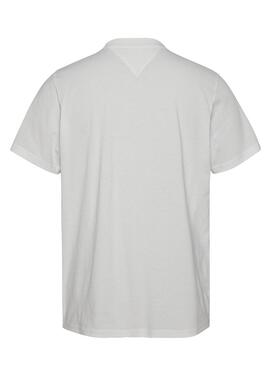 T-Shirt Tommy Jeans Entry Blanc pour Homme