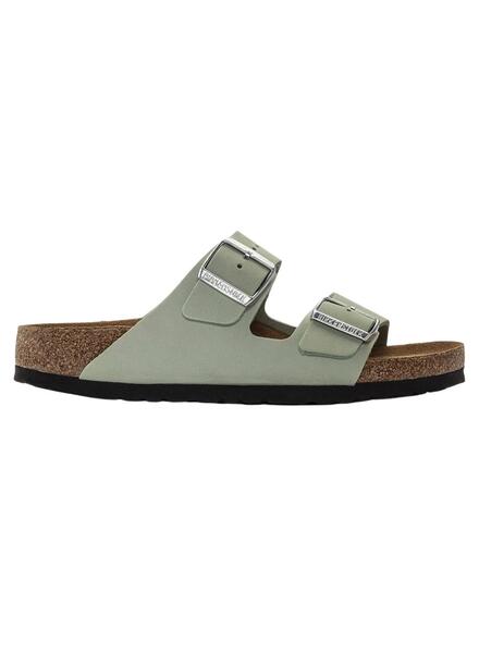 Sandales Birkenstock Arizona Vert pour Femme