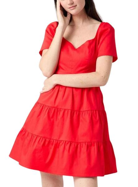 Robe Naf Naf Phar Rouge pour Femme