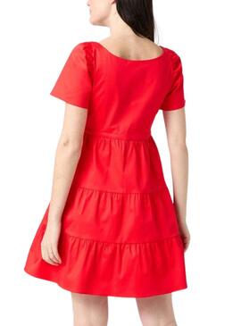 Robe Naf Naf Phar Rouge pour Femme