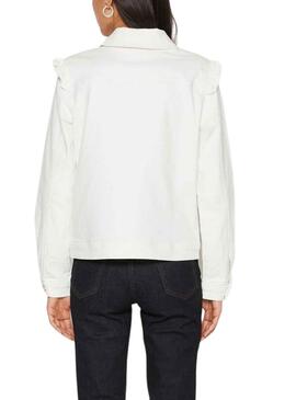 Veste Naf Naf Ecru Blanc pour Homme