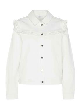 Veste Naf Naf Ecru Blanc pour Homme