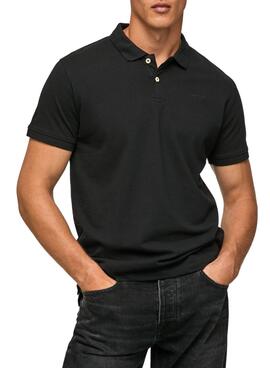 Polo Pepe Jeans Vincent Noire pour Homme