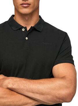 Polo Pepe Jeans Vincent Noire pour Homme