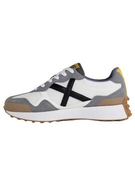 Baskets Munich Road Blanc pour Homme