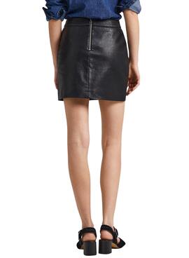 Jupe Pepe Jeans Maar Noire pour Femme