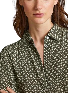 Chemise Pepe Jeans Fala Vert pour Femme